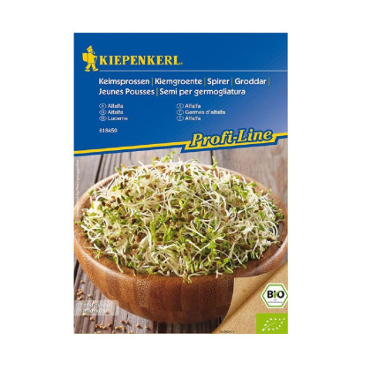 BIO Alfalfa - Vojtěška - Kiepenkerl - prodej bio semen na klíčení - 60 g