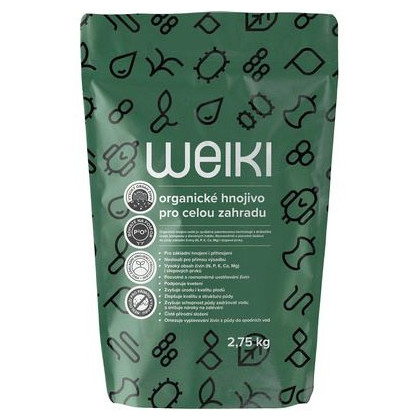 Weiki - organické hnojivo - prodej hnojiv - 2,75 kg