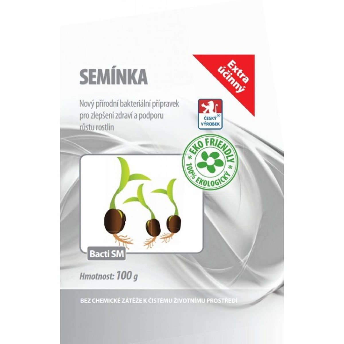 Bacti SM - Stimulátor zdraví rostlin pro semínka - prodej stimulátorů - 100 g