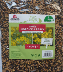 Směs hořčice a řepky - zelené hnojení - prodej semen - 500 g