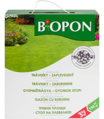 Hnojivo pro zaplevelený trávník - BoPon - prodej hnojiv - 3 kg