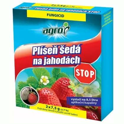 Plíseň šedá na jahodách STOP - Agro - ochrana rostlin - 2 x 7,5 g