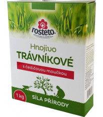 Hnojivo s čedičovou moučkou - trávníkové - Rosteto - prodej hnojiv - 1 kg