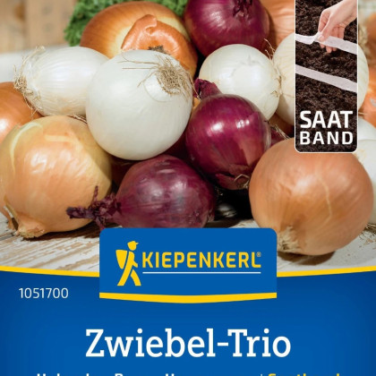Semena cibule trio Hylander, Romy a Honeymoon - prodej výsevních pásků - 1 ks
