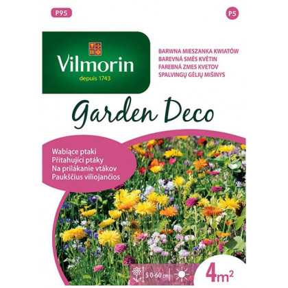 Vilmorin - Barevná směs květin přitahujících ptáky - semena - 8 g