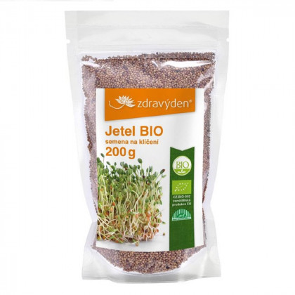 BIO Jetel - prodej bio semen na klíčení - 200 g