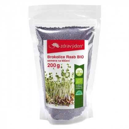 BIO Brokolice Raab - prodej bio semen na klíčení - 200 g