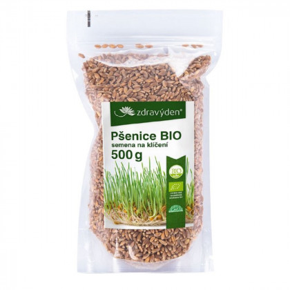 BIO Pšenice - prodej bio semen na klíčení - 500 g